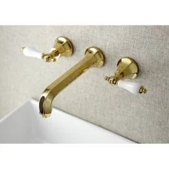 Outlet Metropolitan Two-Handle Wall Mount Bathroom Faucet Wall Mount