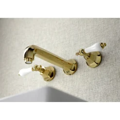 Outlet Metropolitan Two-Handle Wall Mount Bathroom Faucet Wall Mount