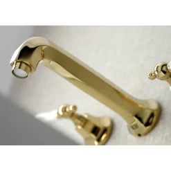 Outlet Metropolitan Two-Handle Wall Mount Bathroom Faucet Wall Mount