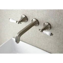 Outlet Metropolitan Two-Handle Wall Mount Bathroom Faucet Wall Mount