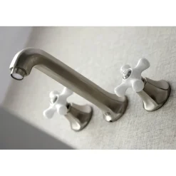 Sale Metropolitan Wall Mount 2-Handle Bathroom Faucet Wall Mount