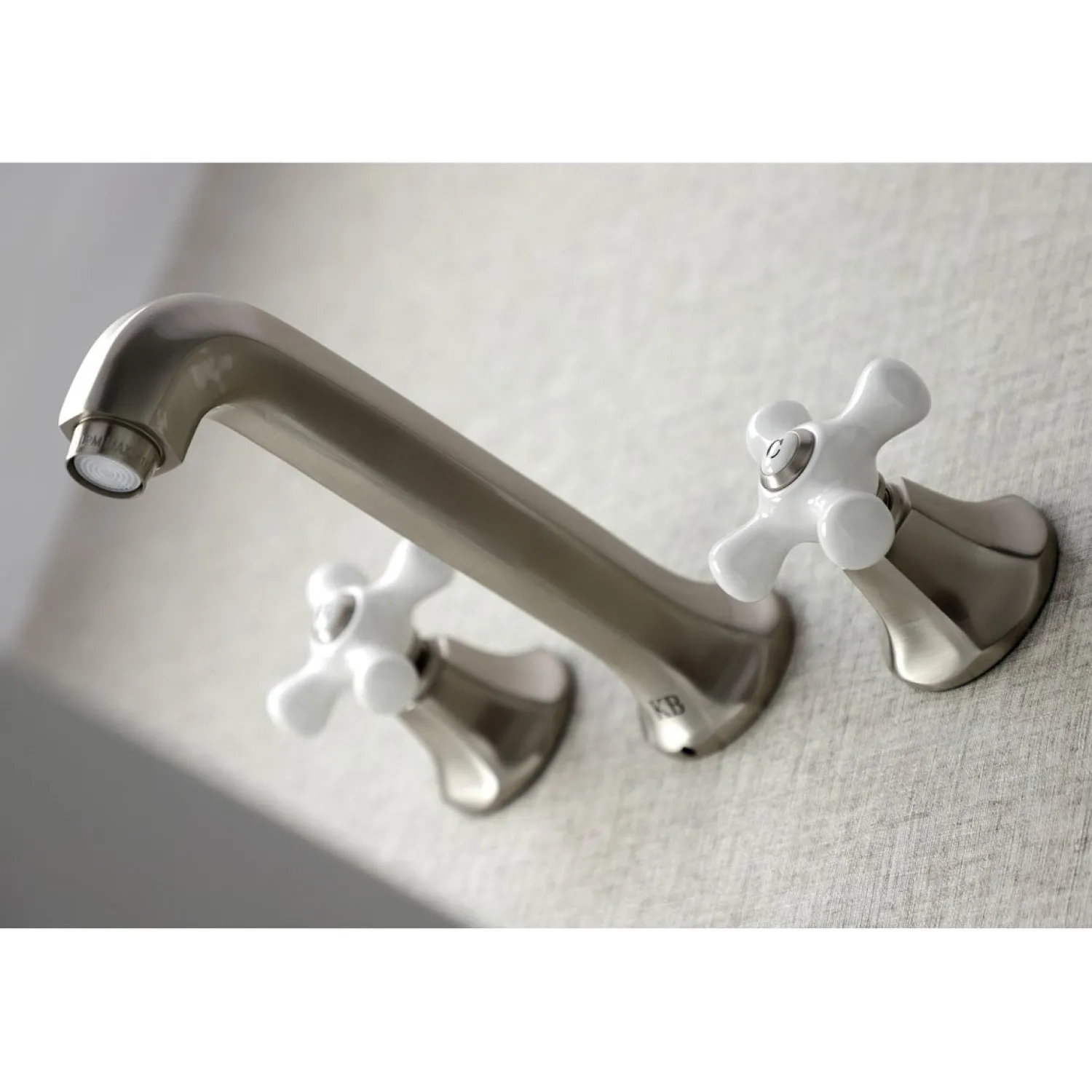 Sale Metropolitan Wall Mount 2-Handle Bathroom Faucet Wall Mount