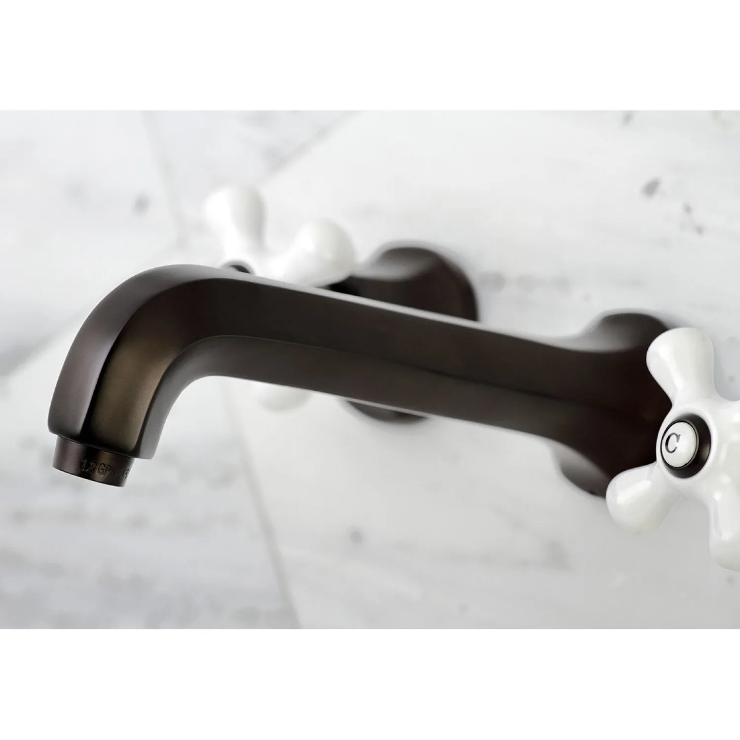 Sale Metropolitan Wall Mount 2-Handle Bathroom Faucet Wall Mount