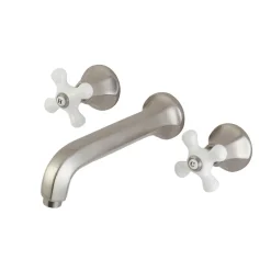 Sale Metropolitan Wall Mount 2-Handle Bathroom Faucet Wall Mount