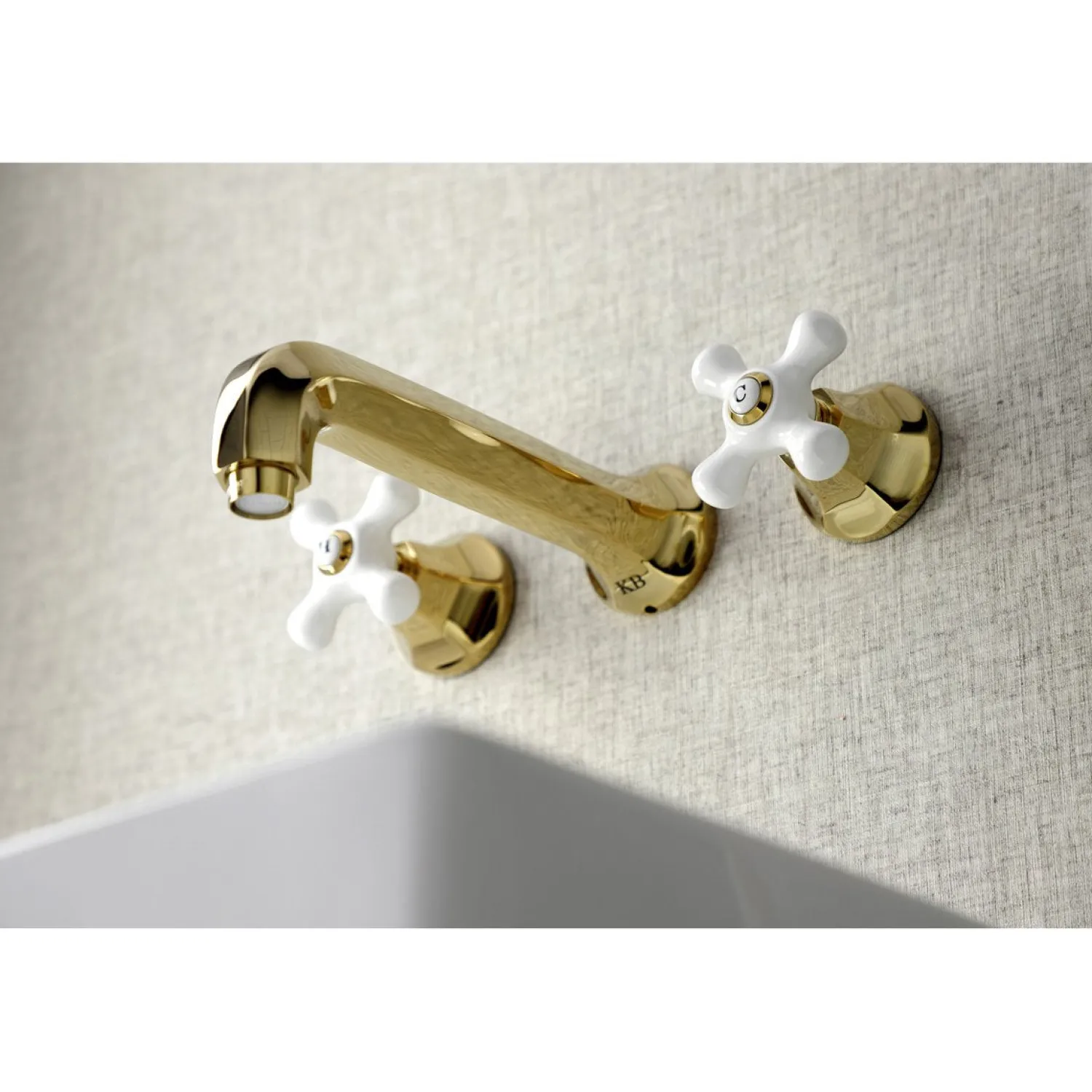 Sale Metropolitan Wall Mount 2-Handle Bathroom Faucet Wall Mount