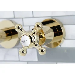 Sale Metropolitan 2-Handle 8-Inch Wall Mount Bathroom Faucet Wall Mount