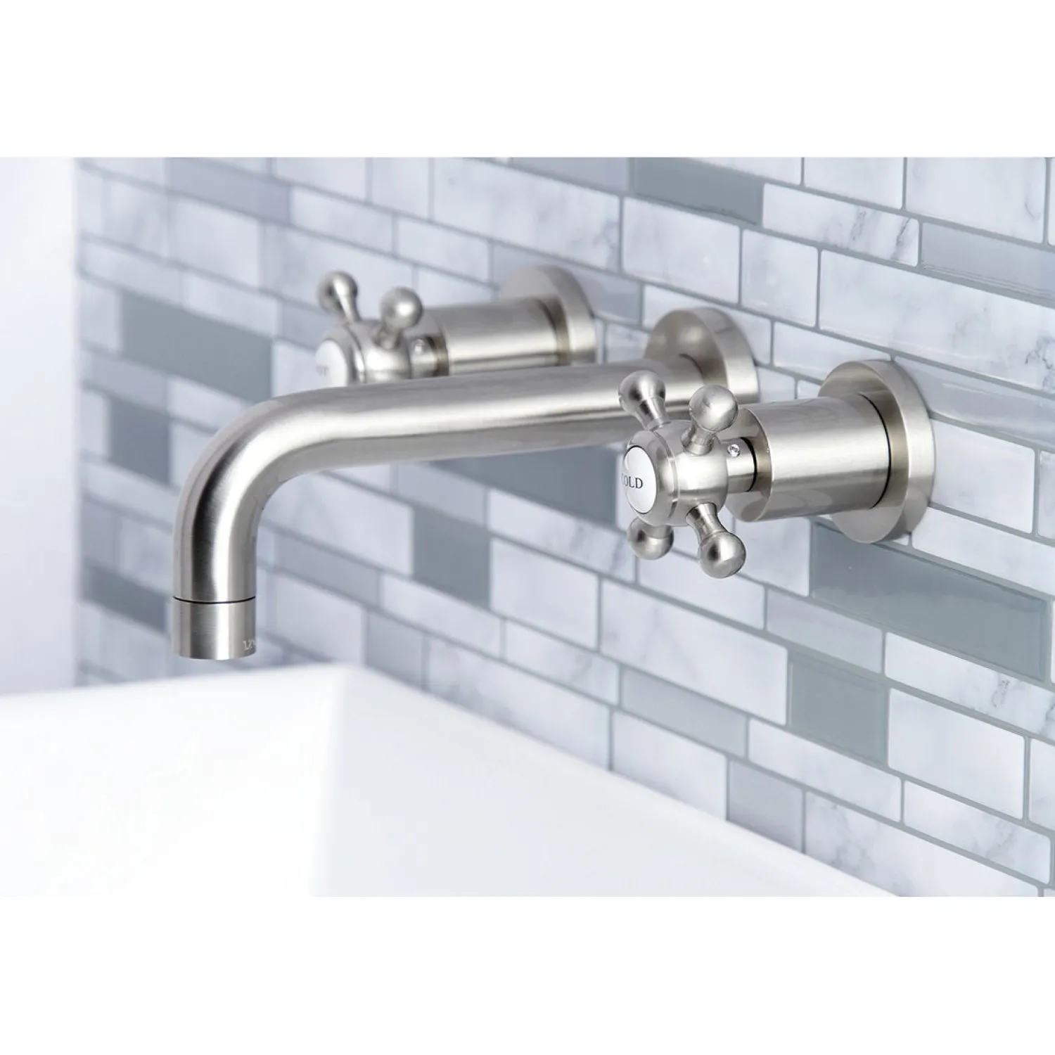 Sale Metropolitan 2-Handle 8-Inch Wall Mount Bathroom Faucet Wall Mount