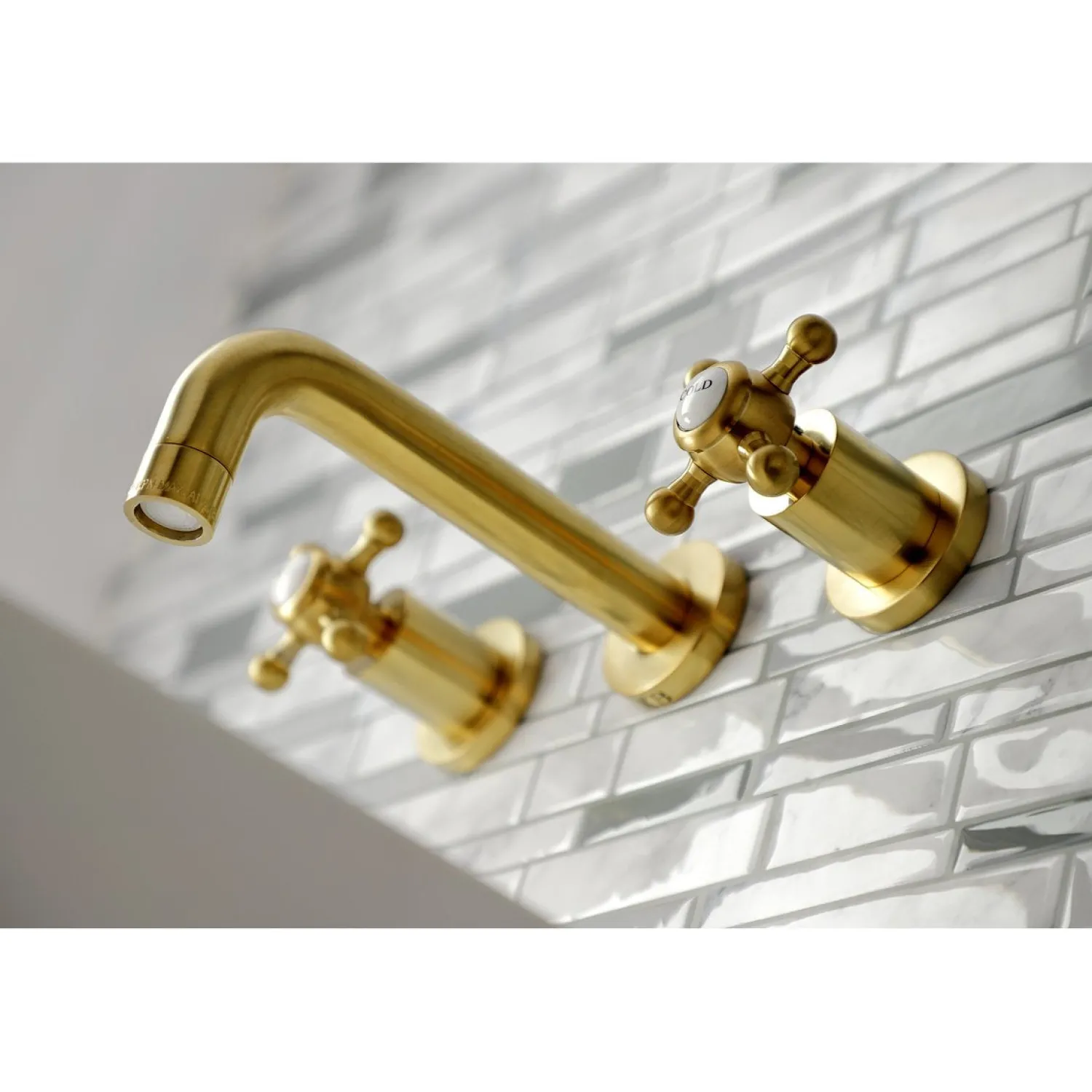 Sale Metropolitan 2-Handle 8-Inch Wall Mount Bathroom Faucet Wall Mount
