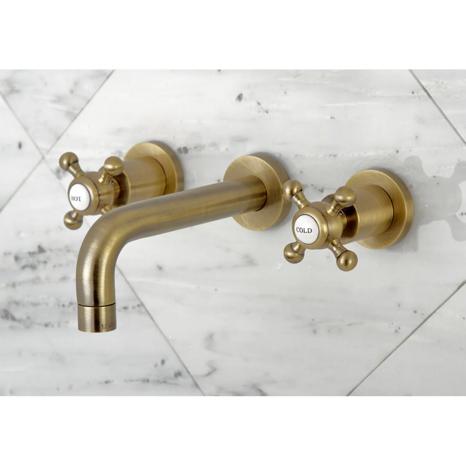 Sale Metropolitan 2-Handle 8-Inch Wall Mount Bathroom Faucet Wall Mount