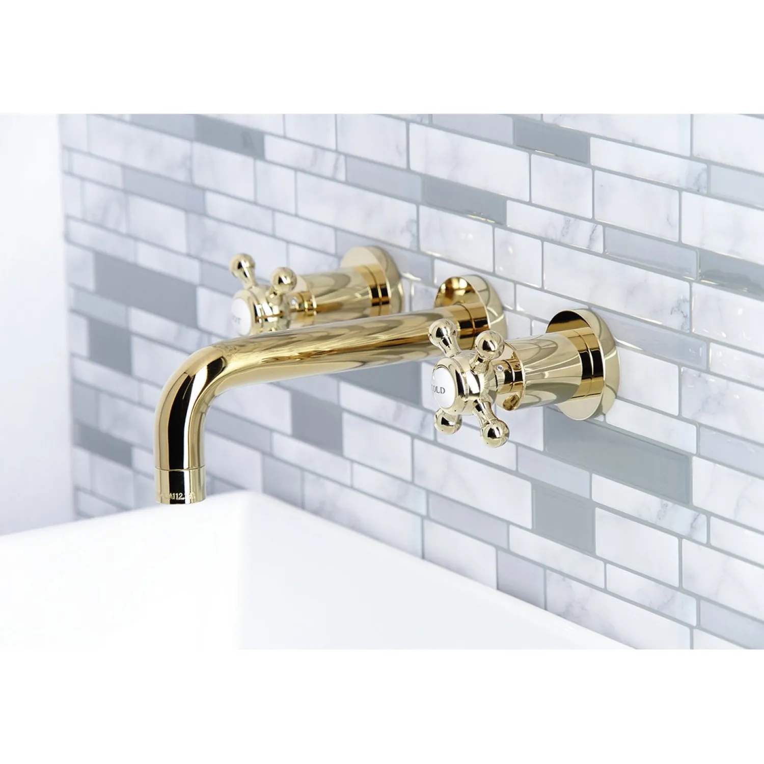 Sale Metropolitan 2-Handle 8-Inch Wall Mount Bathroom Faucet Wall Mount