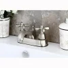 Outlet Metropolitan Two Handle 4" Centerset Lavatory Faucet with Brass Metropolitan Pop-up 4" Center Set