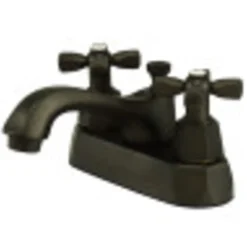 Outlet Metropolitan Two Handle 4" Centerset Lavatory Faucet with Brass Metropolitan Pop-up 4" Center Set