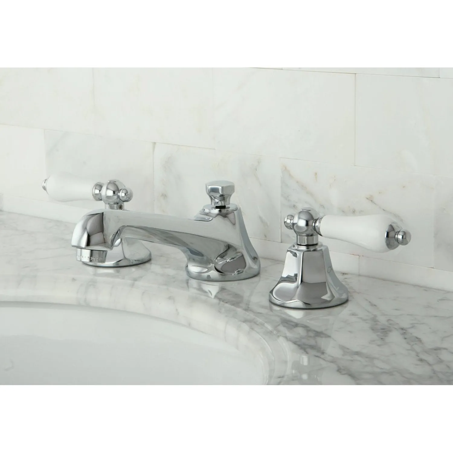 Online Metropolitan 8-Inch Widespread Deck Mount Bathroom Faucet 8" Widespread