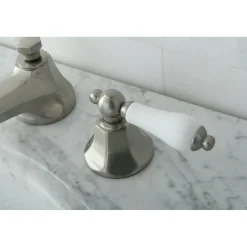 Online Metropolitan 8-Inch Widespread Deck Mount Bathroom Faucet 8
