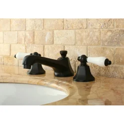 Online Metropolitan 8-Inch Widespread Deck Mount Bathroom Faucet 8