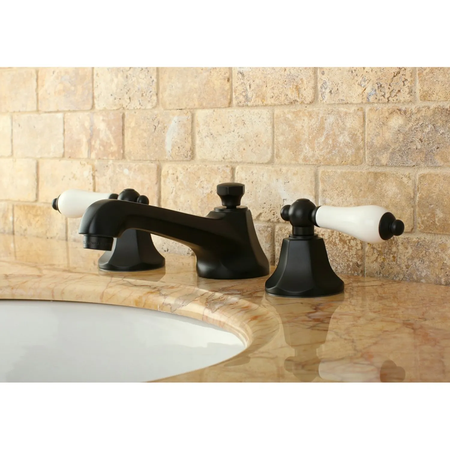 Online Metropolitan 8-Inch Widespread Deck Mount Bathroom Faucet 8" Widespread