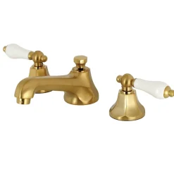 Online Metropolitan 8-Inch Widespread Deck Mount Bathroom Faucet 8