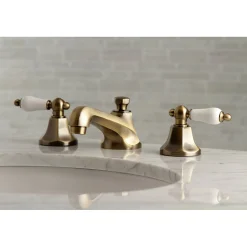 Online Metropolitan 8-Inch Widespread Deck Mount Bathroom Faucet 8
