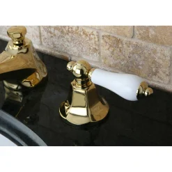 Online Metropolitan 8-Inch Widespread Deck Mount Bathroom Faucet 8