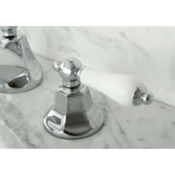Online Metropolitan 8-Inch Widespread Deck Mount Bathroom Faucet 8