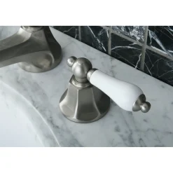 Online Metropolitan 8-Inch Widespread Deck Mount Bathroom Faucet 8