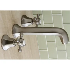 Online Metropolitan Two Handles Wall Mount Tub Faucet Tub Faucets