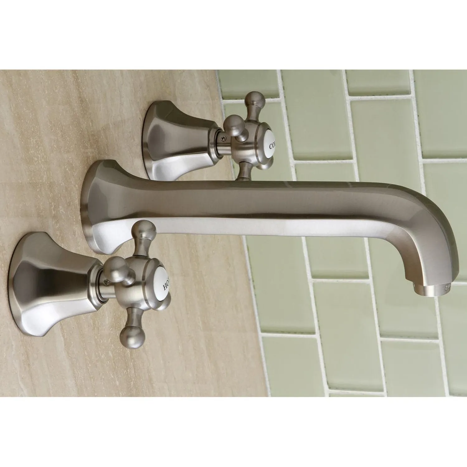 Online Metropolitan Two Handles Wall Mount Tub Faucet Tub Faucets