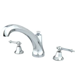 Online Metropolitan Three-Hole Roman Tub Filler Tub Faucets