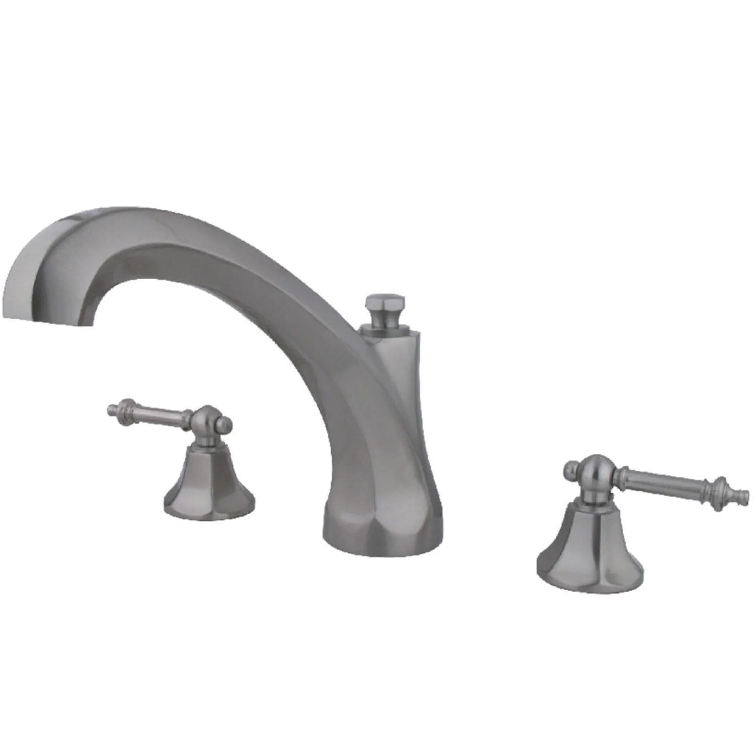 Online Metropolitan Three-Hole Roman Tub Filler Tub Faucets