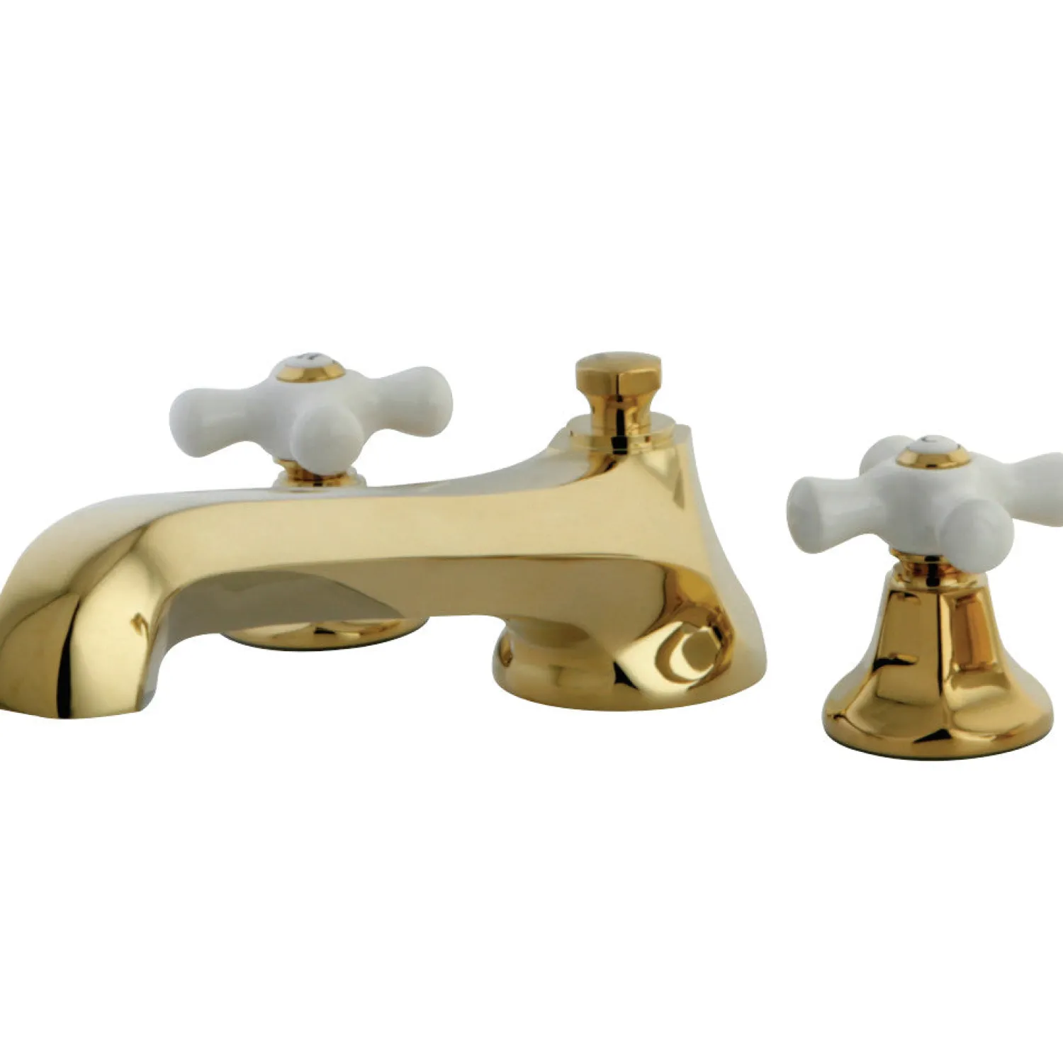 Metropolitan Two Handle Three Hole Roman Tub Filler Tub Faucets