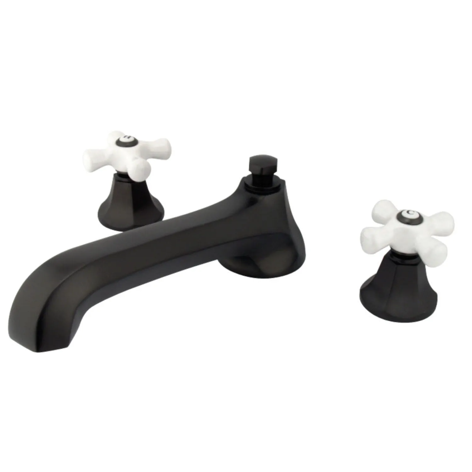 Metropolitan Two Handle Three Hole Roman Tub Filler Tub Faucets