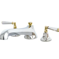 Outlet Metropolitan Two Handle Solid Brass Roman Tub Filler Tub Faucets