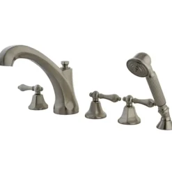 Clearance Metropolitan Roman Tub Filler with Hand Shower Tub Faucets