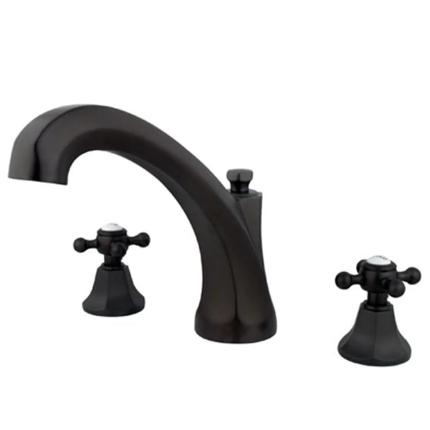 Online Metropolitan Roman Tub Filler with Cross Handles Tub Faucets