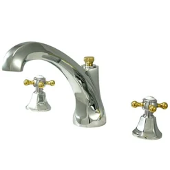 Online Metropolitan Roman Tub Filler with Cross Handles Tub Faucets
