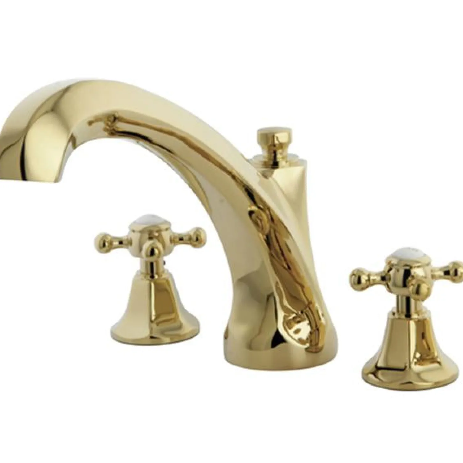 Online Metropolitan Roman Tub Filler with Cross Handles Tub Faucets