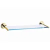 Clearance Milano Brass Glass Shelf Shelves