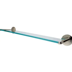 Clearance Milano Brass Glass Shelf Shelves