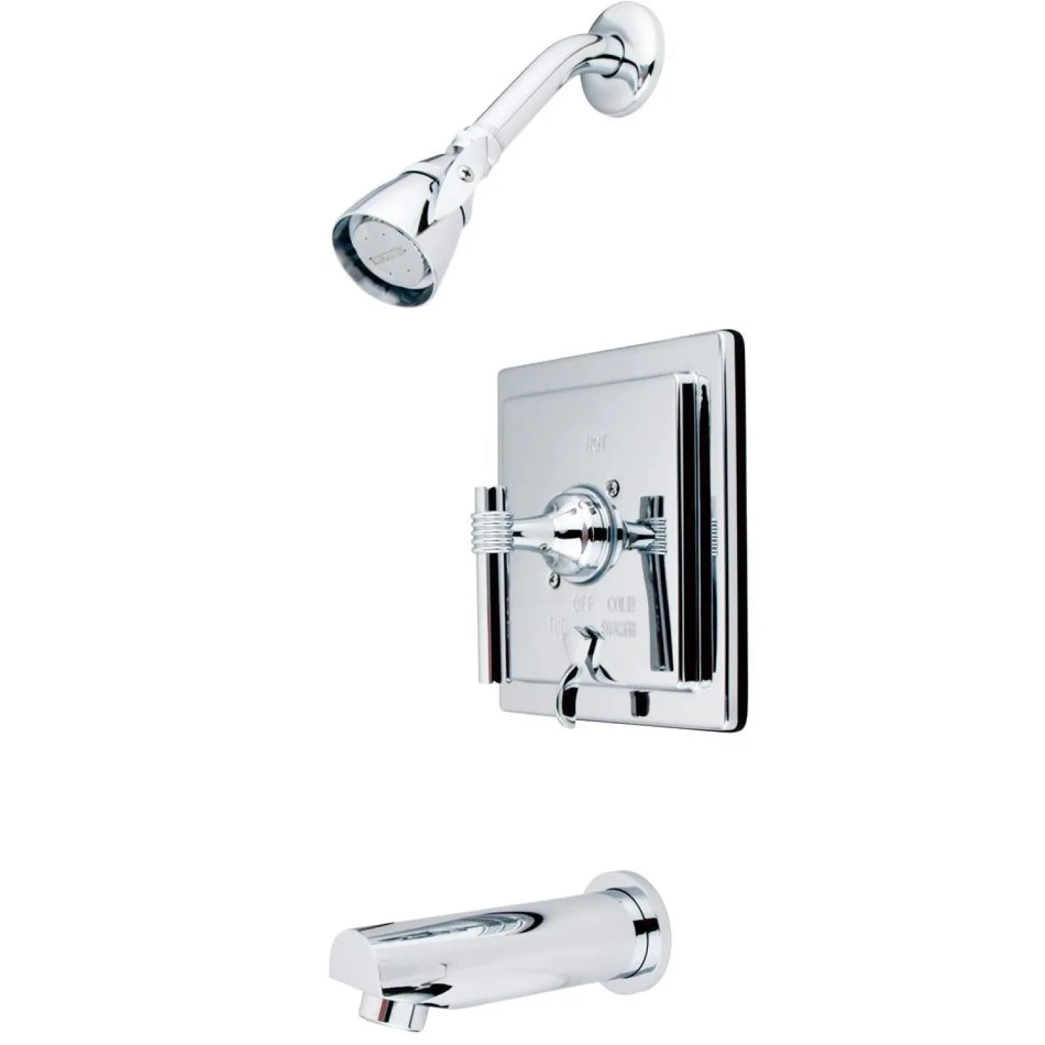 New Milano Contemporary Single Handle Tub and Shower Faucet Tub & Shower Sets