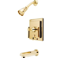 New Milano Contemporary Single Handle Tub and Shower Faucet Tub & Shower Sets