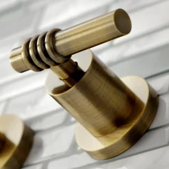 Clearance Milano 2-Handle 8-Inch Wall Mount Bathroom Faucet Wall Mount