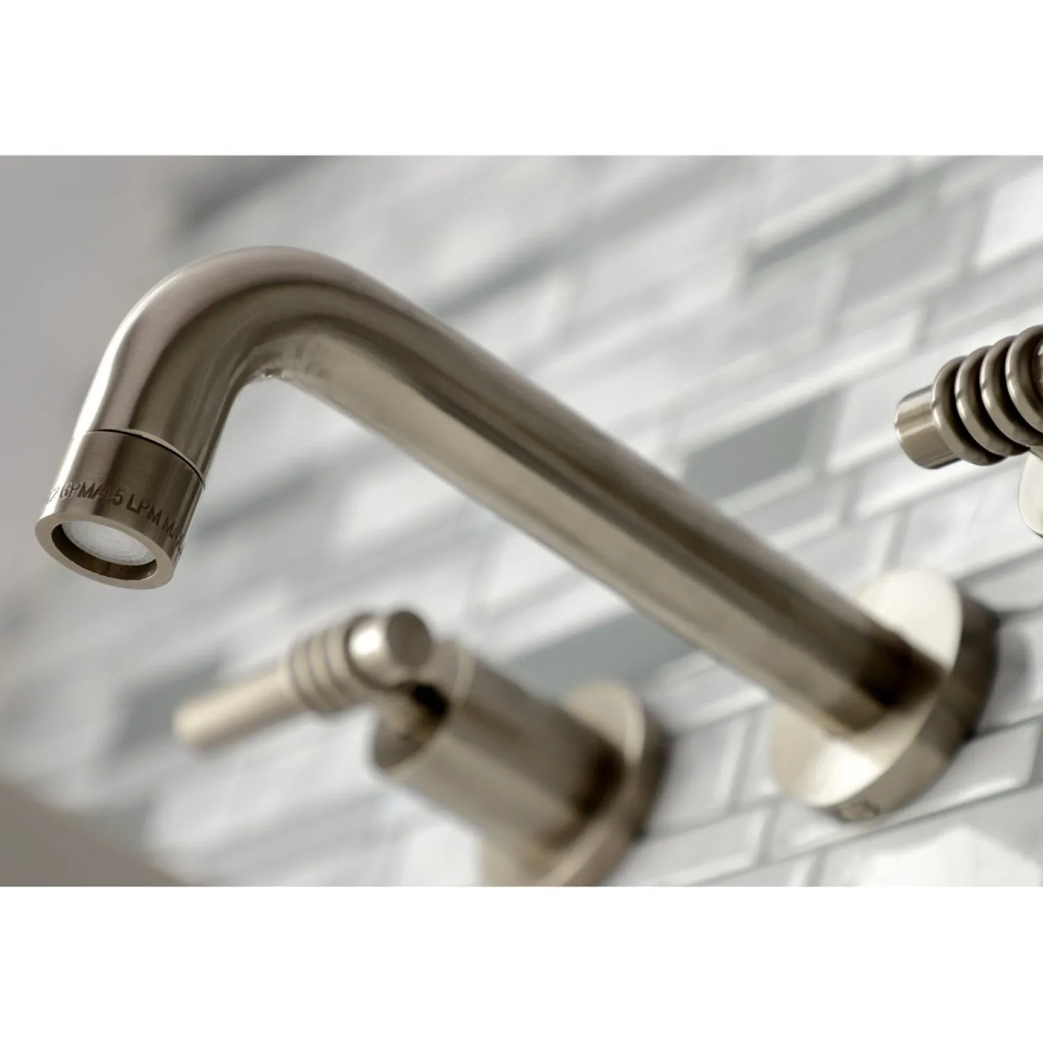 Clearance Milano 2-Handle 8-Inch Wall Mount Bathroom Faucet Wall Mount