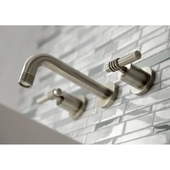 Clearance Milano 2-Handle 8-Inch Wall Mount Bathroom Faucet Wall Mount