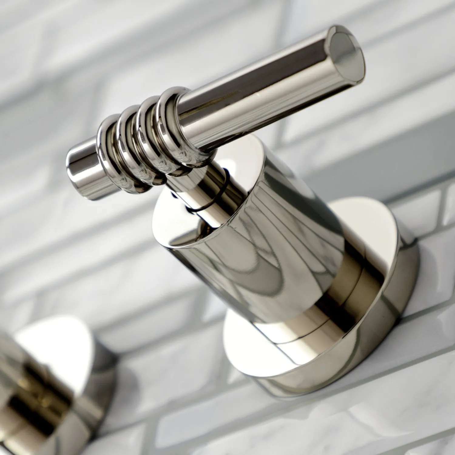 Clearance Milano 2-Handle 8-Inch Wall Mount Bathroom Faucet Wall Mount