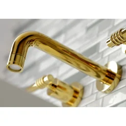 Clearance Milano 2-Handle 8-Inch Wall Mount Bathroom Faucet Wall Mount
