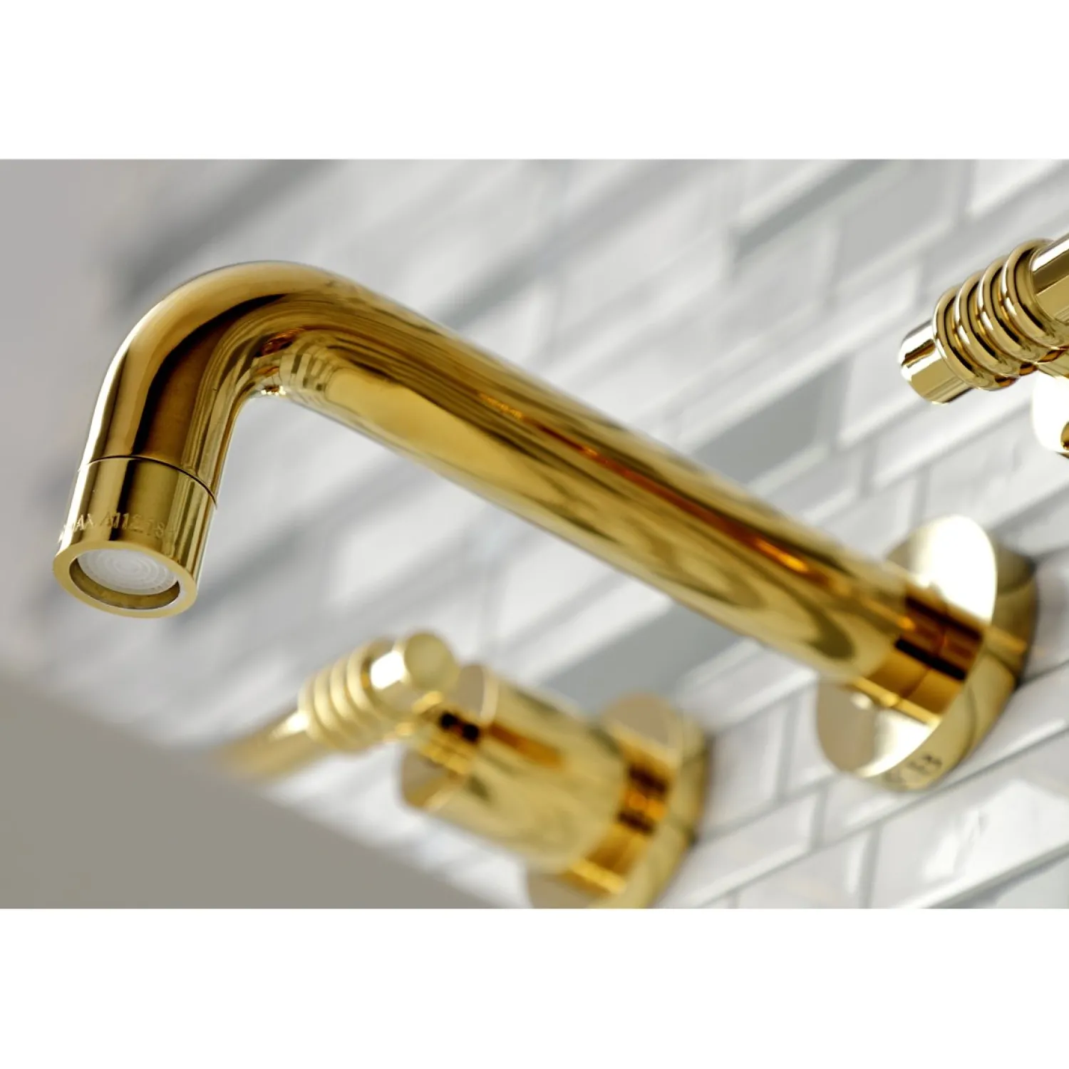 Clearance Milano 2-Handle 8-Inch Wall Mount Bathroom Faucet Wall Mount