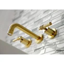 Clearance Milano 2-Handle 8-Inch Wall Mount Bathroom Faucet Wall Mount