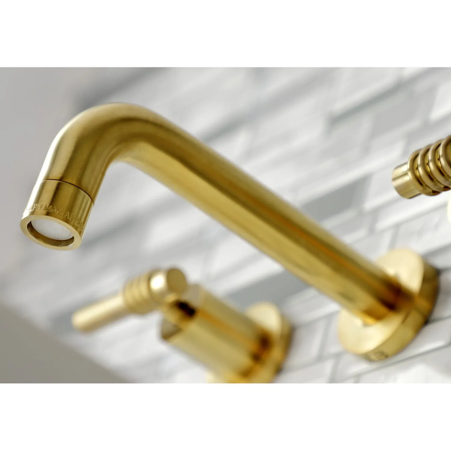Clearance Milano 2-Handle 8-Inch Wall Mount Bathroom Faucet Wall Mount