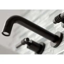 Clearance Milano 2-Handle 8-Inch Wall Mount Bathroom Faucet Wall Mount
