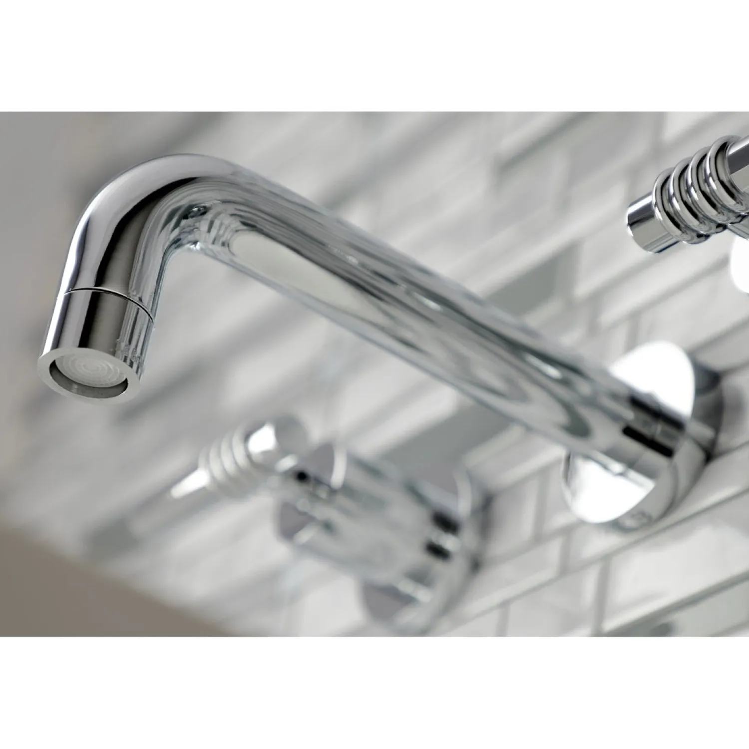 Clearance Milano 2-Handle 8-Inch Wall Mount Bathroom Faucet Wall Mount